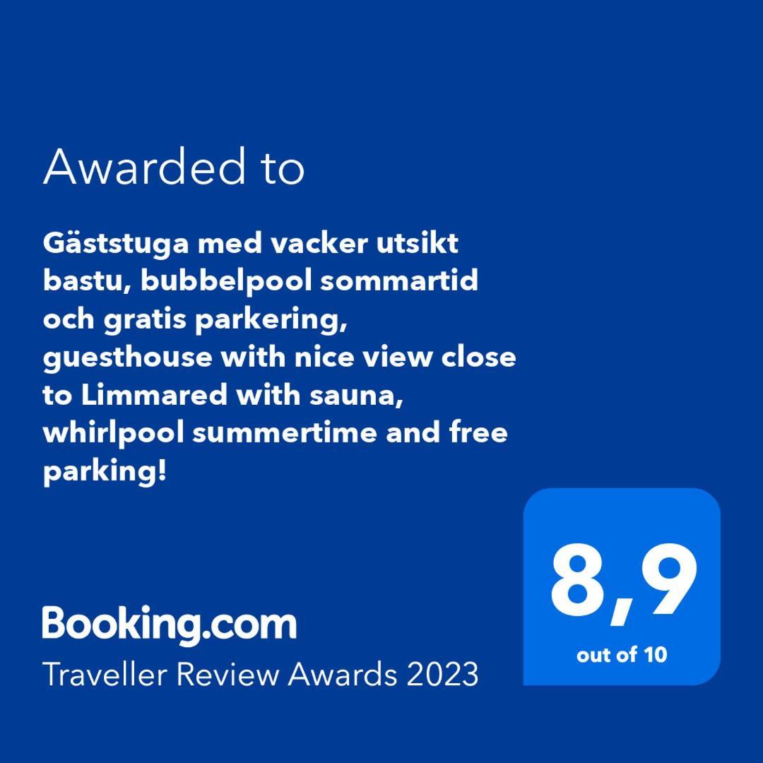 Gaeststuga I Vacker Natur, Bastu, Bubbelpool Sommartid Och Gratis Parkering Naera Ulricehamn Och Lassalyckan, Guesthouse With Nice View With Sauna And Free Parking Close To Dalsjoefors And Fishing Borås Esterno foto